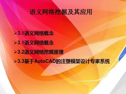 语义网络挖掘及其应用