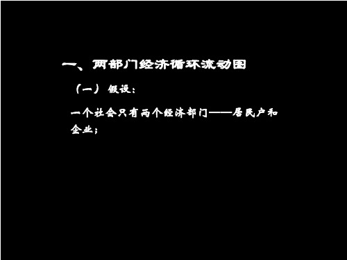 国民经济循环流动图