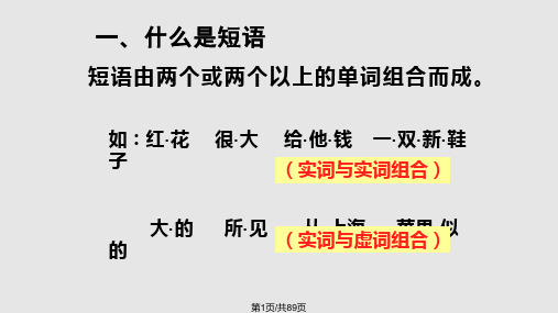 现代汉语7短语课件PPT课件