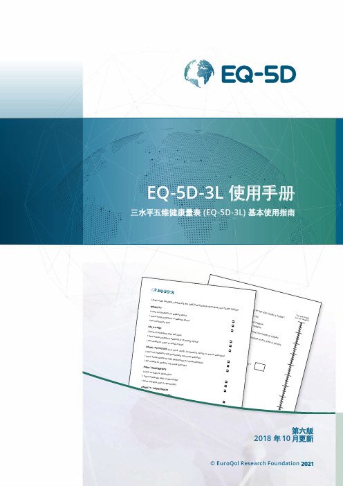 三水平五维健康量表(EQ- 5D-3L)基本使用指南说明书