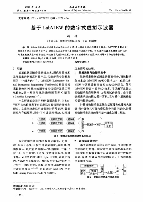 基于LabVIEW的数字式虚拟示波器