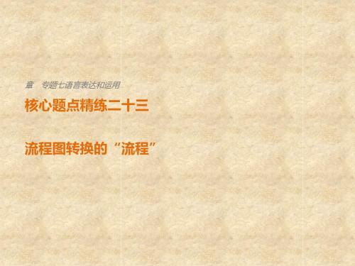 2018届高考语文(全国通用)二轮复习核心题点精练课件ppt (3)