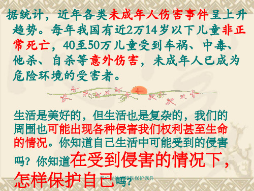 我们受法律特殊保护课件