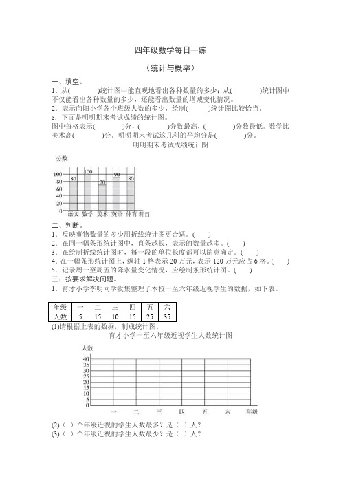 统计与概率练习题