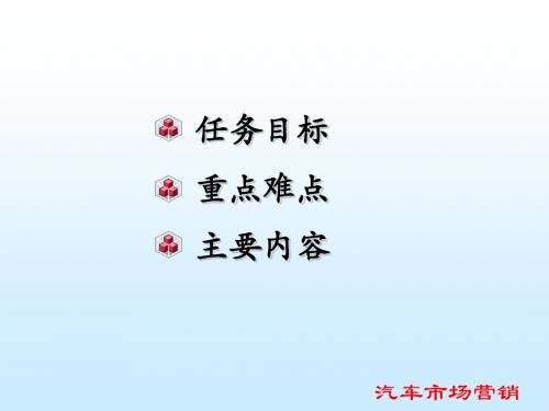 汽车市场营销学习 (2)