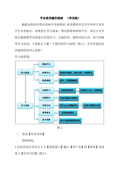 学员版平台操作指南