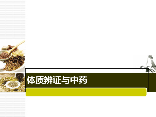 --中医体质辨证_PPT课件