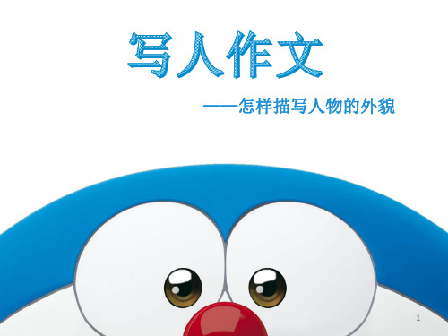 人物外貌描写教案PPT课件