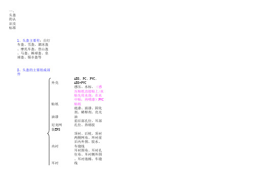 头盔制造的详细培训资料