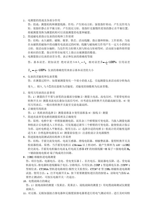 铁路信号测量