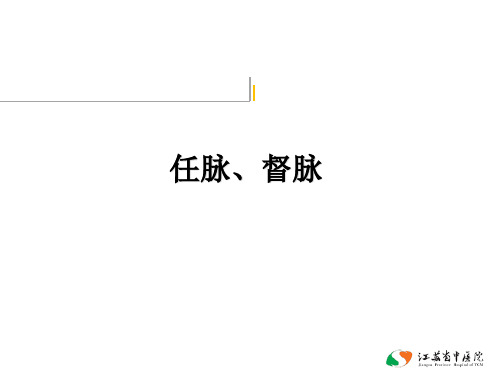 任脉、督脉