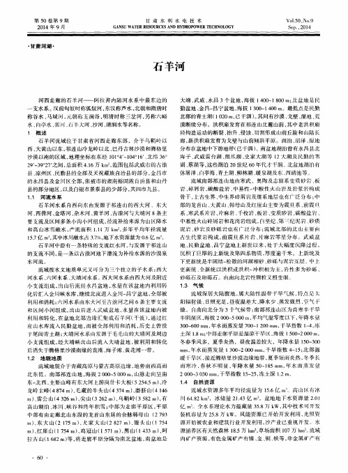石羊河