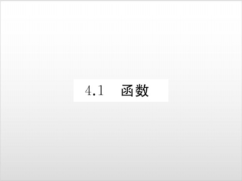 4.1函数-2020秋北师大版八年级数学上册习题PPT优质课件(42张)ppt