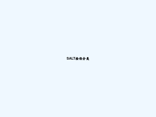 SALT检伤分类 PPT