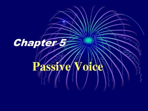5passive voice