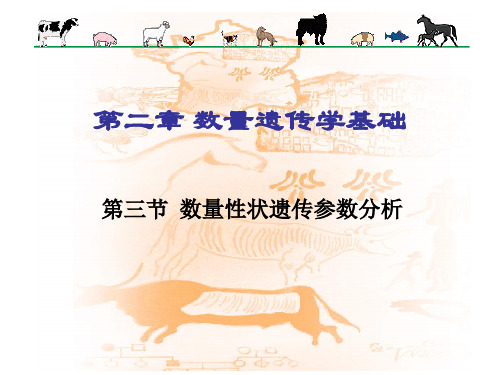 第二章数量遗传学基础-重复力讲义