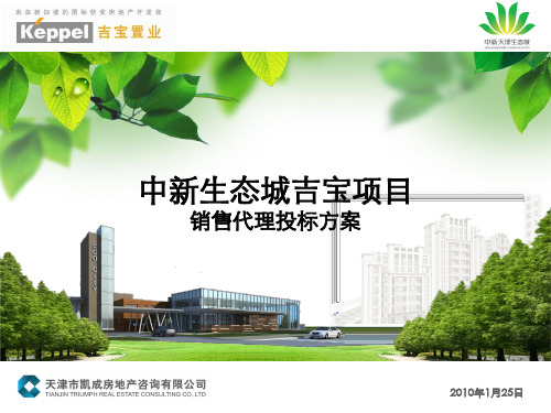 天津中新生态城吉宝国际社区项目销售代理投标方案_100p_营销推广策划