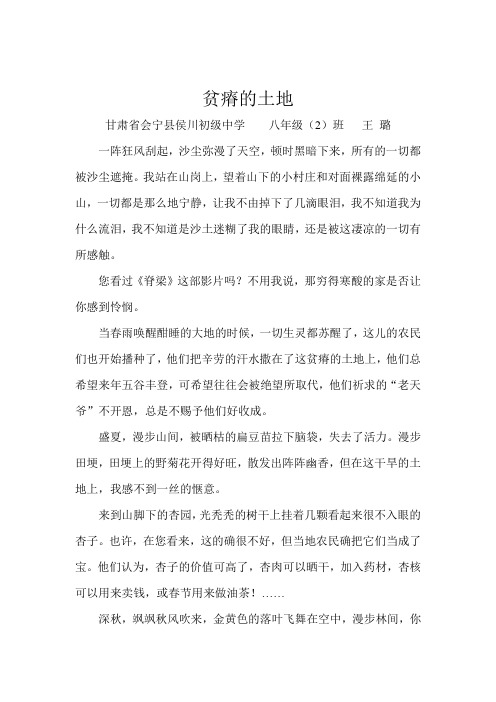 贫瘠的土地