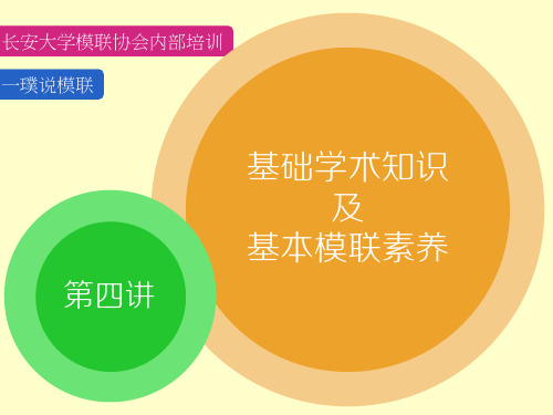 四、基础学术知识及基本模联素养