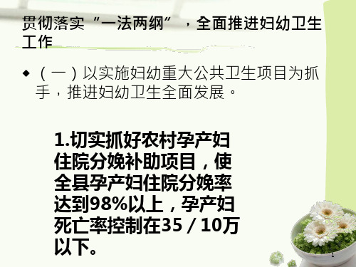 妇幼保健工作 ppt课件-PPT文档