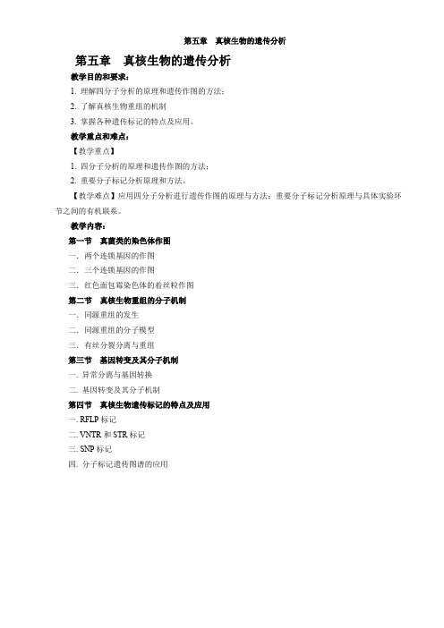 05 真核生物的遗传分析