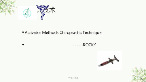 激活方法整脊技术医学ppt课件
