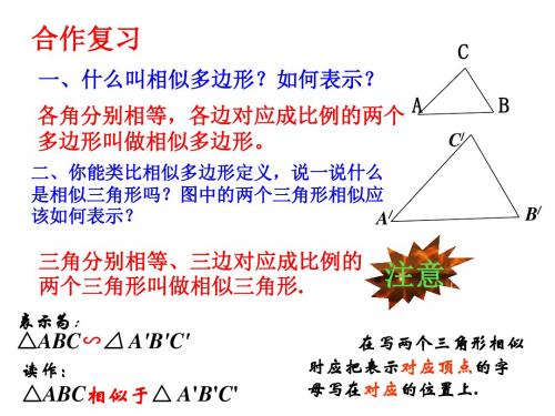探索相似三角形的条件1 (1)实用