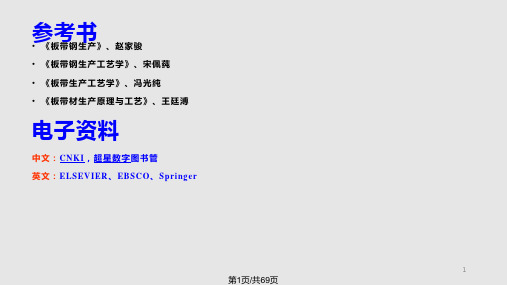 板带材生产工艺PPT课件