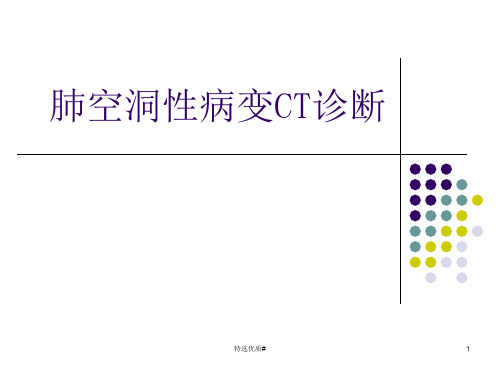 肺空洞性病变(资料参考)