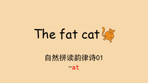 2020年小学英语自然拼读Phonics韵律诗
