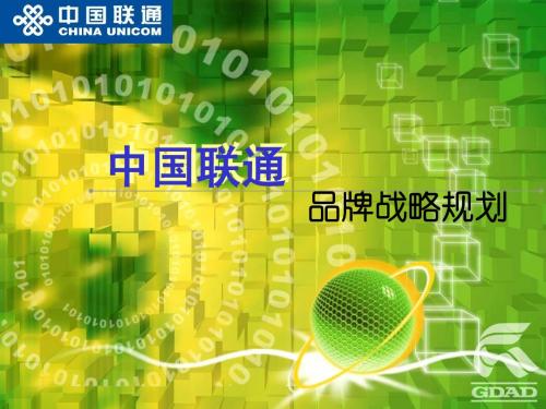 497中国联通品牌规划战略
