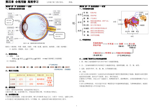 第四章复习清单
