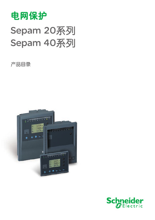 电网保护-Sepam 20系列