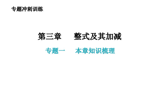第三章专题一本章知识梳理-北师大版七年级数学上册课件(共14张PPT)