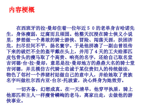 九年级语文堂吉诃德(PPT)2-2