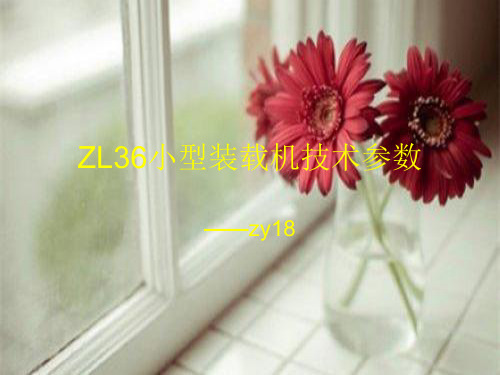 ZL36小型装载机技术参数