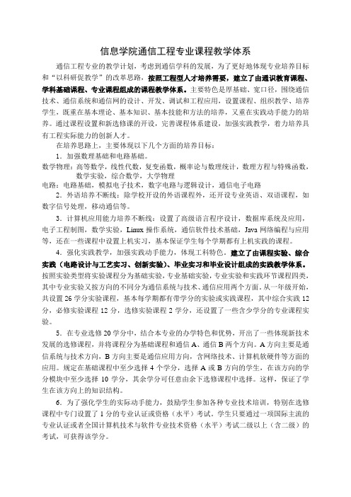 通信工程专业