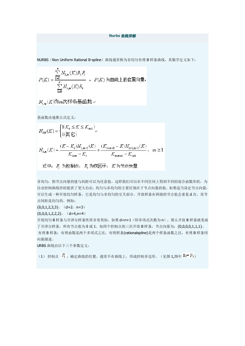 Nurbs曲线详解