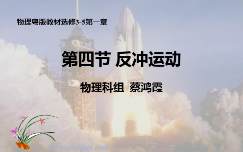 高考物理第四节 反冲运动