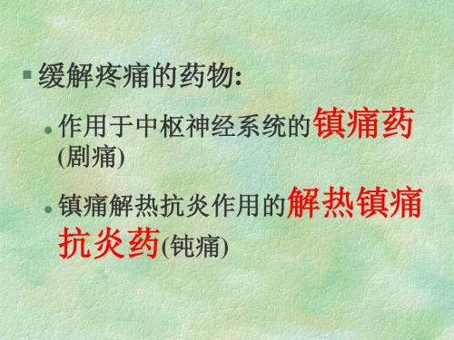 镇痛药