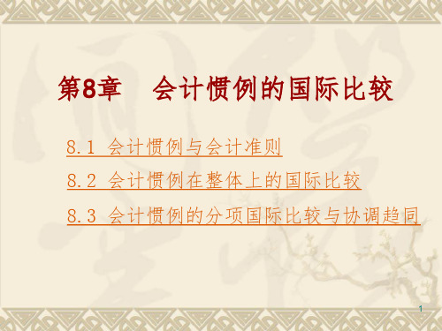 会计惯例的国际比较PPT课件