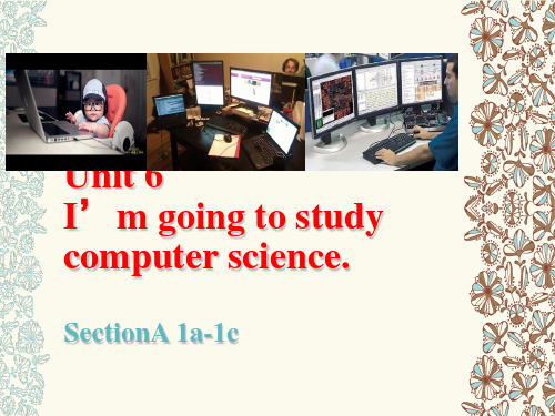 Unit 6 I'm going to study computer science课件