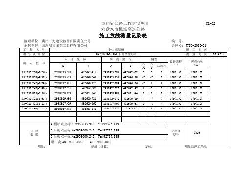 2014.7.1钟山高架桥9#左幅9-0,9-1下部墩柱模板