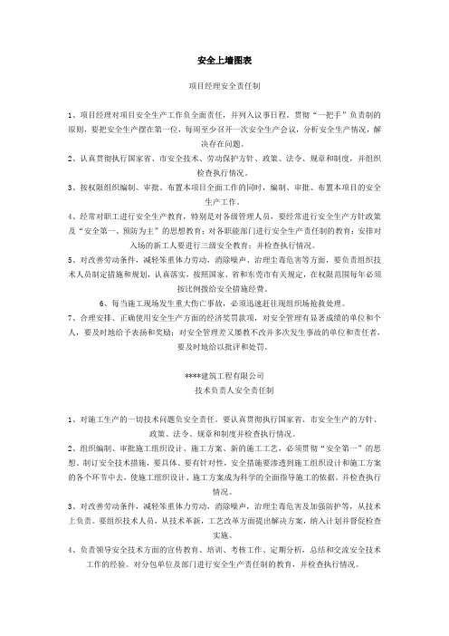 2020年安全上墙图表精品