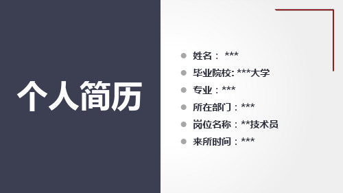 试用期员工述职报告教育PPT专题演示