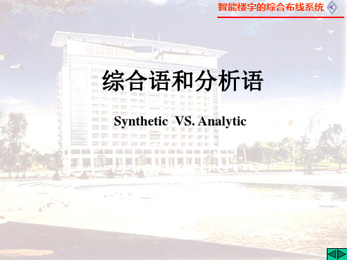 综合语和分析语