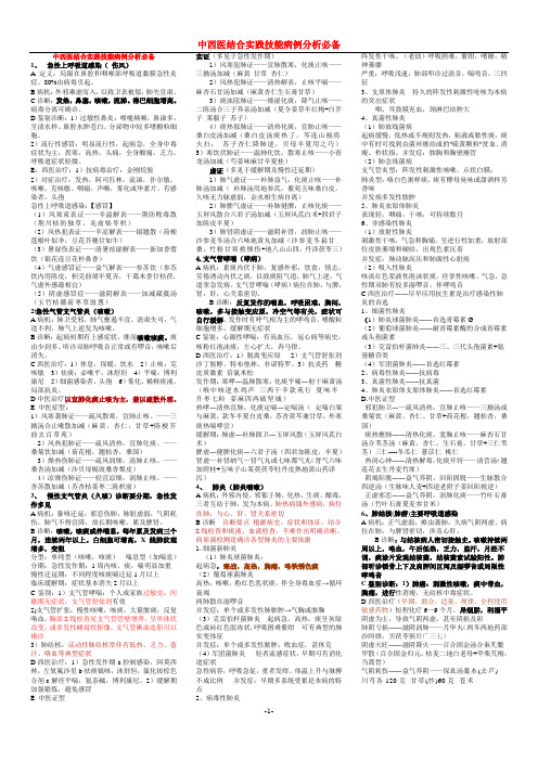 中西医结合实践技能病例分析[1]
