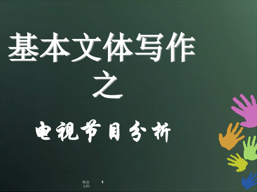 复习课件电视节目分析.ppt