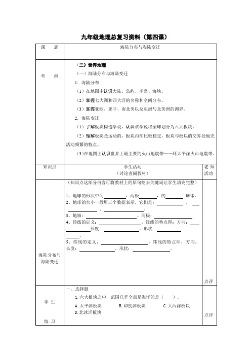 4 海陆分布与海陆变迁