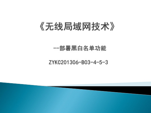 无线局域网组网技术 (42)[10页]